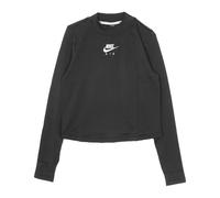 Nike - Air Mock L/S Rib Long Sleeve T-Shirt - Femme - Sport - Noir - Taille: 38 FR
