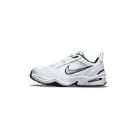 Nike Air Monarch IV T-Shirt pour Homme - - Blanc métallisé argenté Bleu Marine, 43 EU