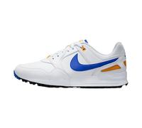 Nike Air Pegasus '89 G Chaussures de golf (HV3866-101, blanc/orange peel/noir/bleu racer), Blanc/peau d'orange/noir/bleu racer, 44.5 EU