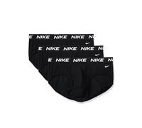 Nike All Day Cotton Stretch Hip Brief W/Fly Underwear (3-Pack) Slips, Noir/Noir, M (Lot de 3) Homme