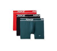 Nike All Day Micro Stretch Boxer Brief Underwear (3-Pack) Boxeur ajusté, Rouge/Bleu Sarcelle foncé/Noir, XL (Lot de 3) Hommes
