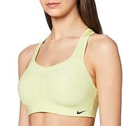 Nike Alpha Bra Soutien-Gorge de Sport Femme Limelight/Quantum Moss/(Black) FR: S (Taille Fabricant: SD-E)