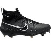 Nike Alpha Huarache NXT DJ6517-010 Chaussures de baseball en métal pour homme Noir/gris fumé foncé/blanc Pointure 44, Noir/gris fumé/gris clair/blanc, 40 EU