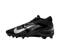 Nike Alpha Menace 4 Pro Crampons de football (FD7037-002, noir/argent métallique), Noir/argenté métallique, 48.5 EU