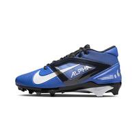Nike Alpha Menace 4 Pro Crampons de football (FD7037-400, Hyper Royal/Metallic Silver/Midnight Navy), Hyper Royal/Argent métallique/Bleu marine minuit/Blanc, 45 EU