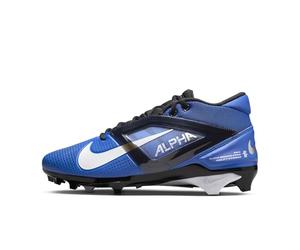 Nike Alpha Menace 4 Pro NRG Crampons de football pour homme, Hyper Royal/Argent métallique/Bleu marine minuit, 44 EU