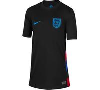 NIKE Angleterre 2025 Stadium Extérieur (Équipe Féminine) Maillot De Foot Replica Dri-Fit pour Ado, Black/Lt Photo Blue, FZ9196-010, XS