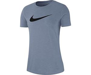 Nike AQ3212 W NK DF Tee DFC Crew T-Shirt Women's Ashen Slate/Ashen Slate S