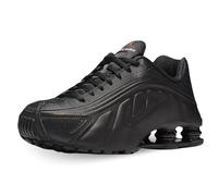 Nike Homme Shox R4 Sneaker, Multicolore (Black/Black/Black/Max Orange 000), 43 EU