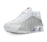 Nike AR3565 Nike Shox R4 Femme White/White-Metallic Silver-Max Orange EU 36
