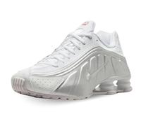 Nike AR3565 Nike Shox R4 Femme White/White-Metallic Silver-Max Orange EU 36.5