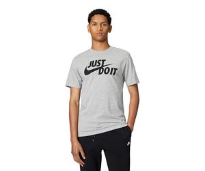 Nike AR5006-063 M NSW Tee Just DO IT Swoosh Sweatshirt Homme DK Grey Heather/Black Taille 2XL