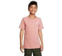 Nike AR5254-618 K NSW Tee EMB Futura T-Shirt Boy's Red Stardust Taille XL