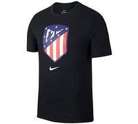 Nike ATM M NK Tee Evergreen Crest T-Shirt Homme, Black, FR : S (Taille Fabricant : S)