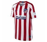 Nike ATM Y NK BRT STAD JSY SS HM T-Shirt de Football Enfant Sport Red/White/(Deep Royal Blue) (Full Sponsor) FR : XS (Taille Fabricant : XS)