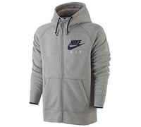Nike AW77 Pull à Capuche et Fermeture Éclair pour Homme Medium Gris/Noir