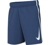 Nike B NK DF Multi+ Short Hbr Longueur Genou, Bleu Court/Blanc/Blanc, 6-7 Ans Garçon