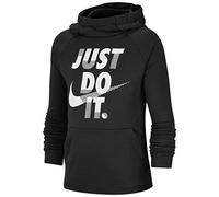 Nike B NK Dry GFX Po Hoodie Sweat-Shirt Garçon Black/White FR: XS (Taille Fabricant: XS)