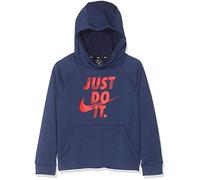 Nike B NK Dry GFX Po Hoodie Sweat-Shirt Garçon Midnight Navy/University Red FR: XL (Taille Fabricant: XL)