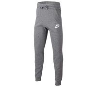 Nike B NSW Club FLC Jogger Pant Pantalon de Sport Garçon, Carbon Heather/Cool Grey/White, XS (122-128 CM)