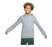 Nike B NSW Hoodie PO Club Sweat-shirt Garçon, Carbon Heather/White, L (147-158 CM)