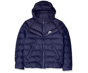 Nike B NSW Jacket Filled Veste de Sport Mixte Enfant, Midnight Navy/(White), FR (Taille Fabricant : XL)