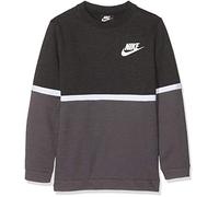 Nike B NSW LS CREW ADVANCE T-shirt à manches longues Garçon Black/Gunsmoke/White FR (Taille Fabricant : XS)
