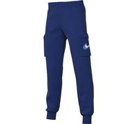 Nike B NSW Si FLC Pantalon Cargo BB, Bleu Roi, 10-11 Ans Garçon
