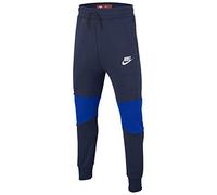 Nike B NSW TCH FLC Pant Pantalon de Sport Garçon Midnight Navy/Game Royal/(White) FR: XS (Taille Fabricant: XS)