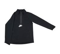 Nike B NSW TCH FLC SSNL T-Shirt à Manches Longues Garçon Black/White FR : M (Taille Fabricant : M)