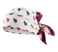 Nike Bandana Printed Cotton, Voile/Rouge université/Obsidienne, Taille Unique Mixte
