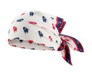 Nike Bandana Printed Cotton, Voile/Rouge université/Obsidienne, Taille Unique Mixte