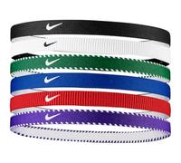 Nike Flex Classic Headbands 6PK Bandes élastiques pour cheveux Sport Game Royal (6 unités)