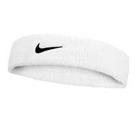 Nike Bandeau Unisexe Swoosh Classic He, Blanc/Noir, Taille Unique