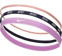 Nike Bandeaux pour cheveux mixtes 3 pcs rose, bleu marine, violet N0002548645OS