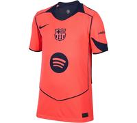 Nike Barcelona Third Shirt 2025 2026 Juniors Orange/Bleu 13 (TG) Male