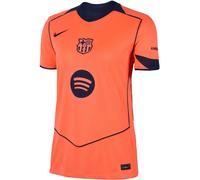 Nike Barcelona Third Shirt 2025 2026 Womens Orange/Bleu 12 (M) Female