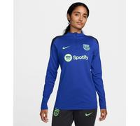 Nike Barcelona Third Strike Drill Top 2024 2025 Womens Bleu 12 (M) Female