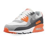 Nike Basket AIR Max 90 Blanc/Gris/Fluo Orange 42-1/2FR