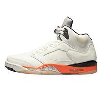 Nike Baskets Air Jordan 4 Retro pour homme, blanc/orange, 9