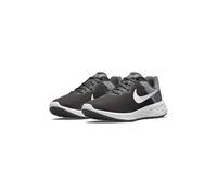 NIKE Baskets Basses Court Borough 2 Unisexes pour Enfants, Gris Fer Gris fumé Noir Blanc, 43 EU
