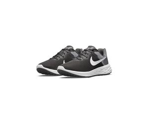 NIKE Baskets Basses Court Borough 2 Unisexes pour Enfants, Gris Fer Gris fumé Noir Blanc, 43 EU