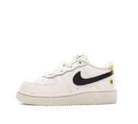 Nike Baskets Blanche/Jaune Fille Force 1 Lv8