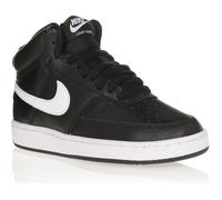 NIKE Baskets Court Vision Mid Noir/Blanc Femme 38
