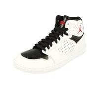 NIKE Chaussures de Basketball Jordan Access pour homme, Blanc, noir, rouge, université., 45.5 EU
