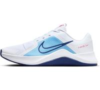 Nike Baskets M MC Trainer 2 pour Homme, Blanc, Bleu Roi Profond, Bleu Verseau, 42.5 EU