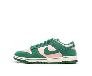 NIKE Baskets Roses/Vertes Homme Dunk Low Retro