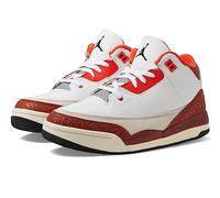 Nike Baskets Unisexes pour Enfant 3 Retro SE PS, White Black Mars Stone Team Orange, 35 EU