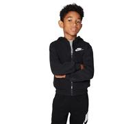 Nike Bébé Fille Fleece Full-Zip Hoodie Shirt, Noir, 5 Ans EU
