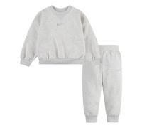 Nike Kids Essential Fleece Crew Long Sleeve Set Gris 3-4 Years Garçons,Filles
